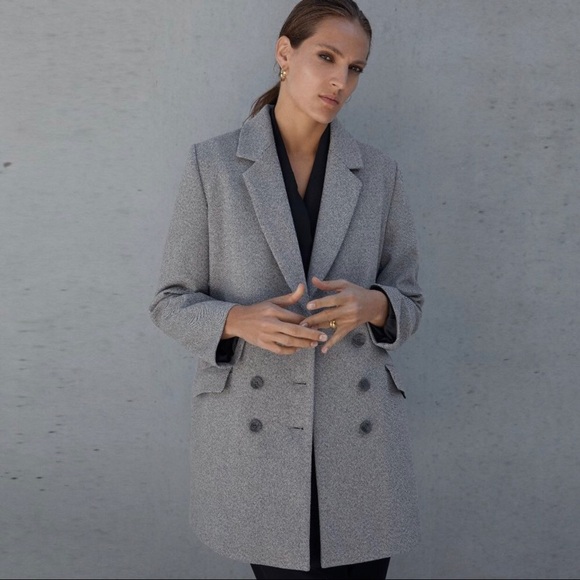 Zara Jackets & Blazers - SOLD NWT ZARA DOUBLE BREASTED BUTTONED COAT